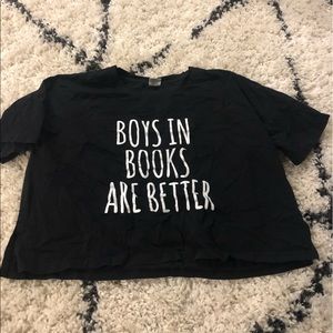 Boys In Books Are Better Shirt